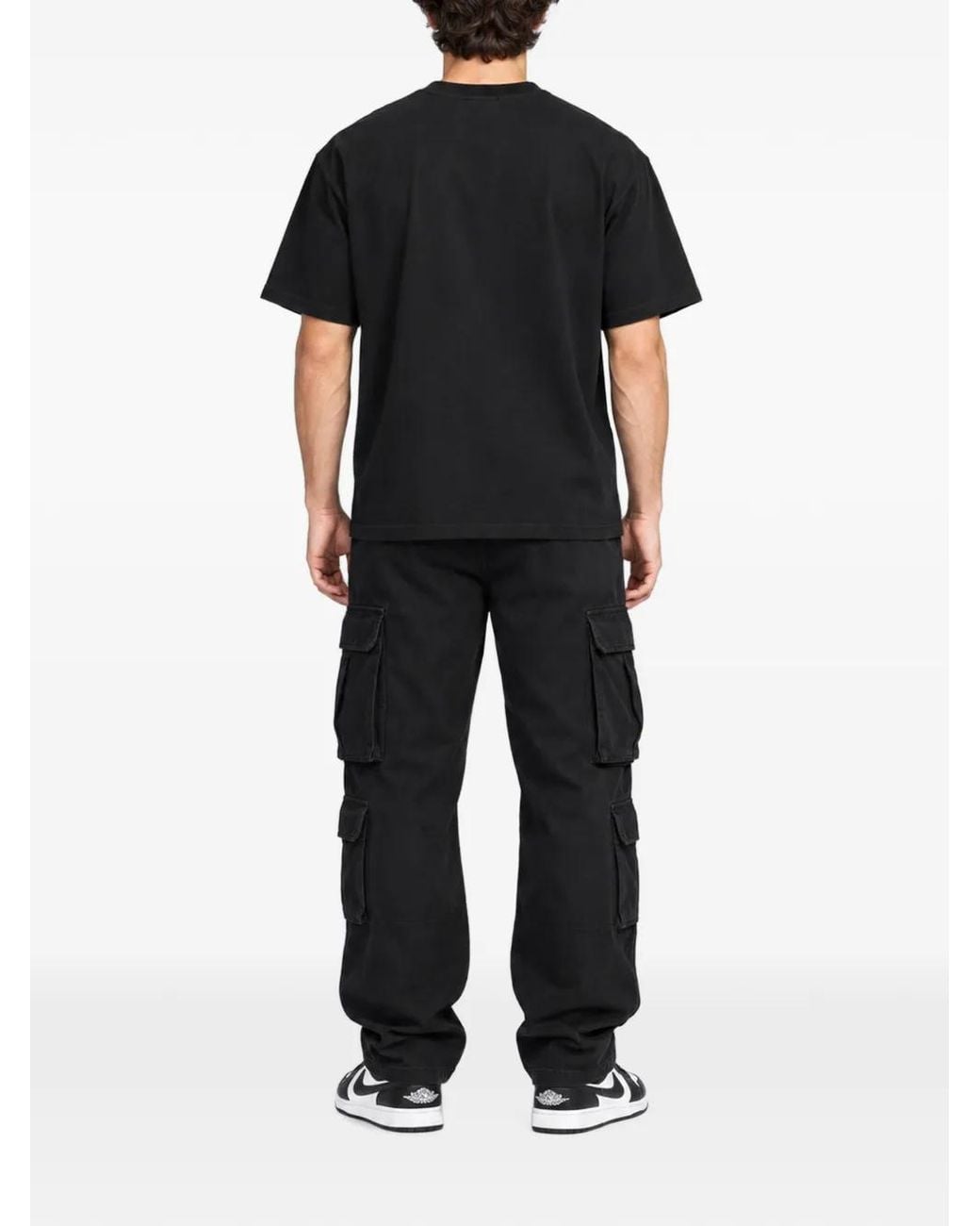 Melt Black Graphic-Print T-Shirt for men