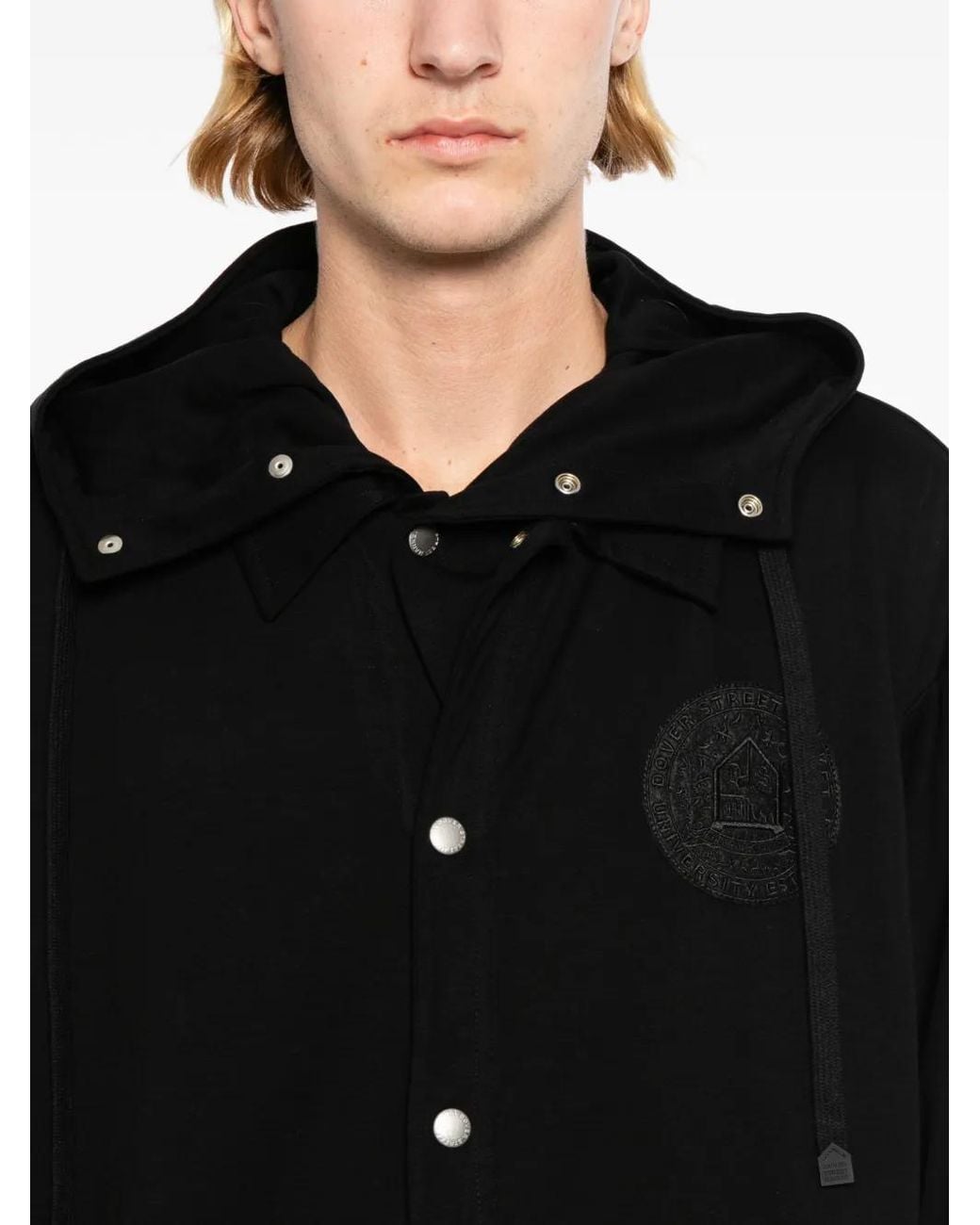 Dover Street Market Black X Kei Ninomiya Hooded Jacket for men