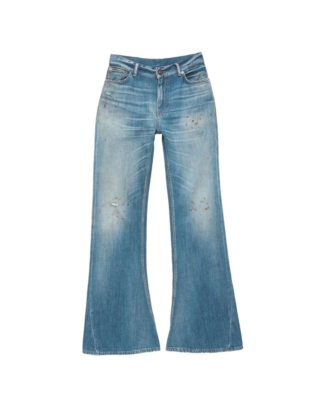 Acne Blue 2025F Fitted Jeans