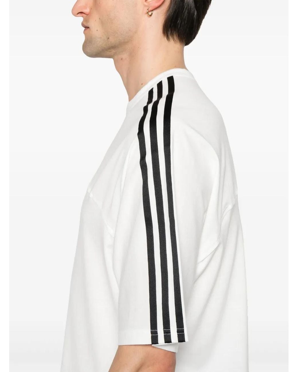 Y-3 White 3S Ss Tee for men
