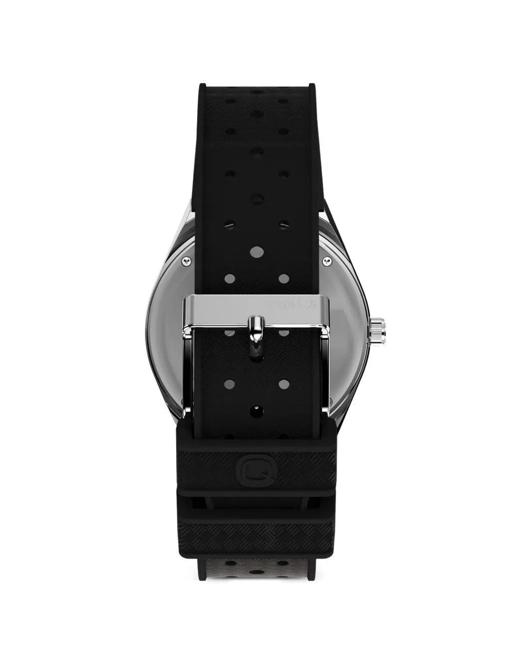 Timex Black Q Gmt 38Mm Watch for men
