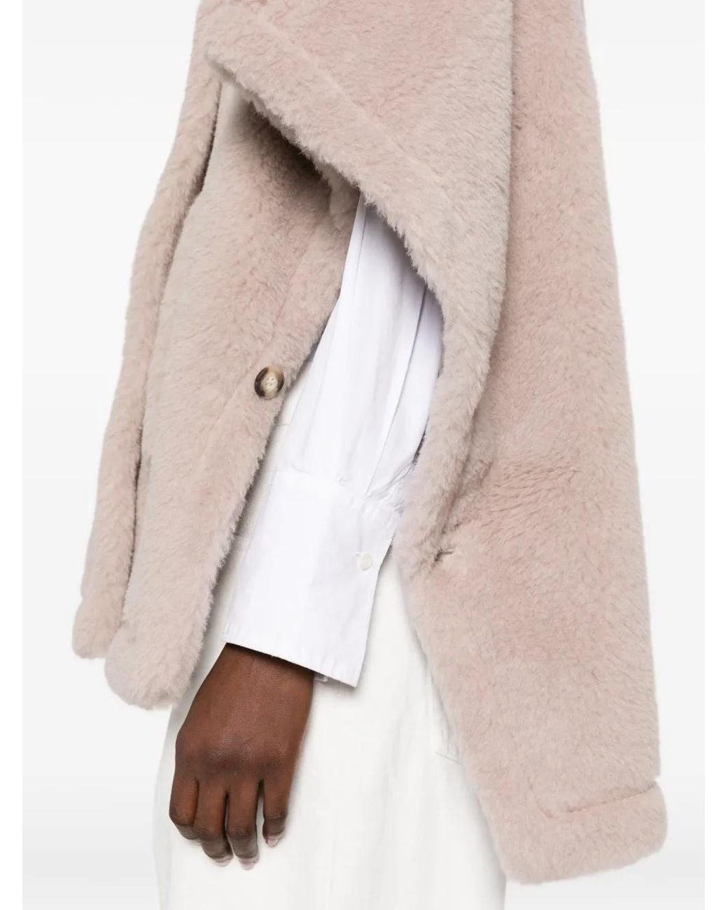 Max Mara Natural Tebe Faux-Fur Jacket