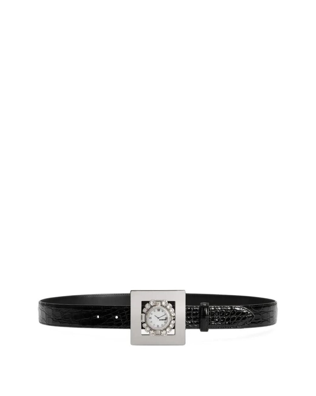 Dolce & Gabbana White Caiman Belt for men