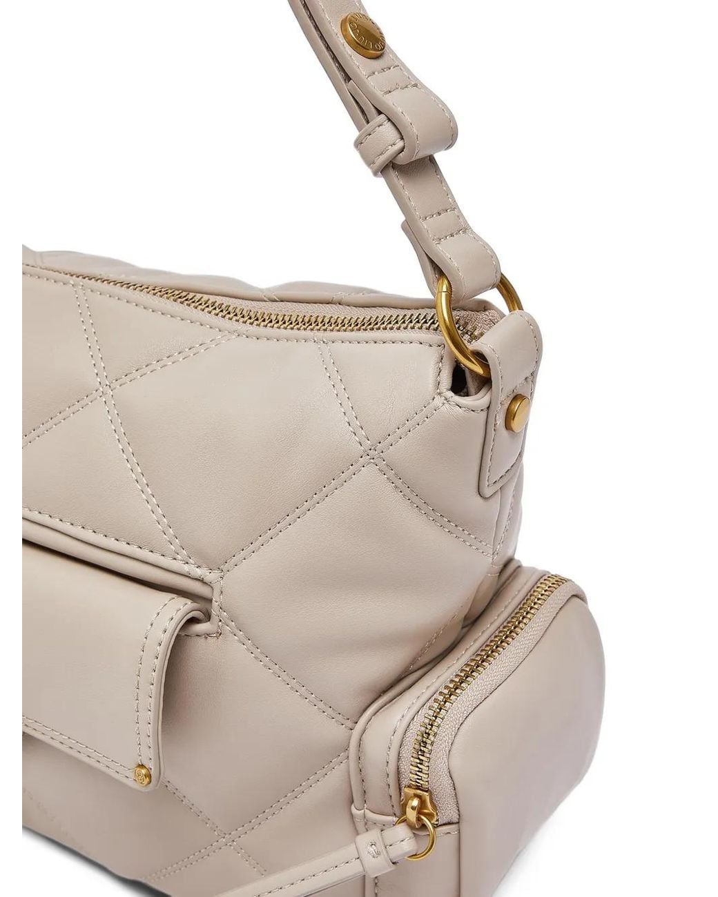 Liu Jo White Small Hobo Bag Quilted