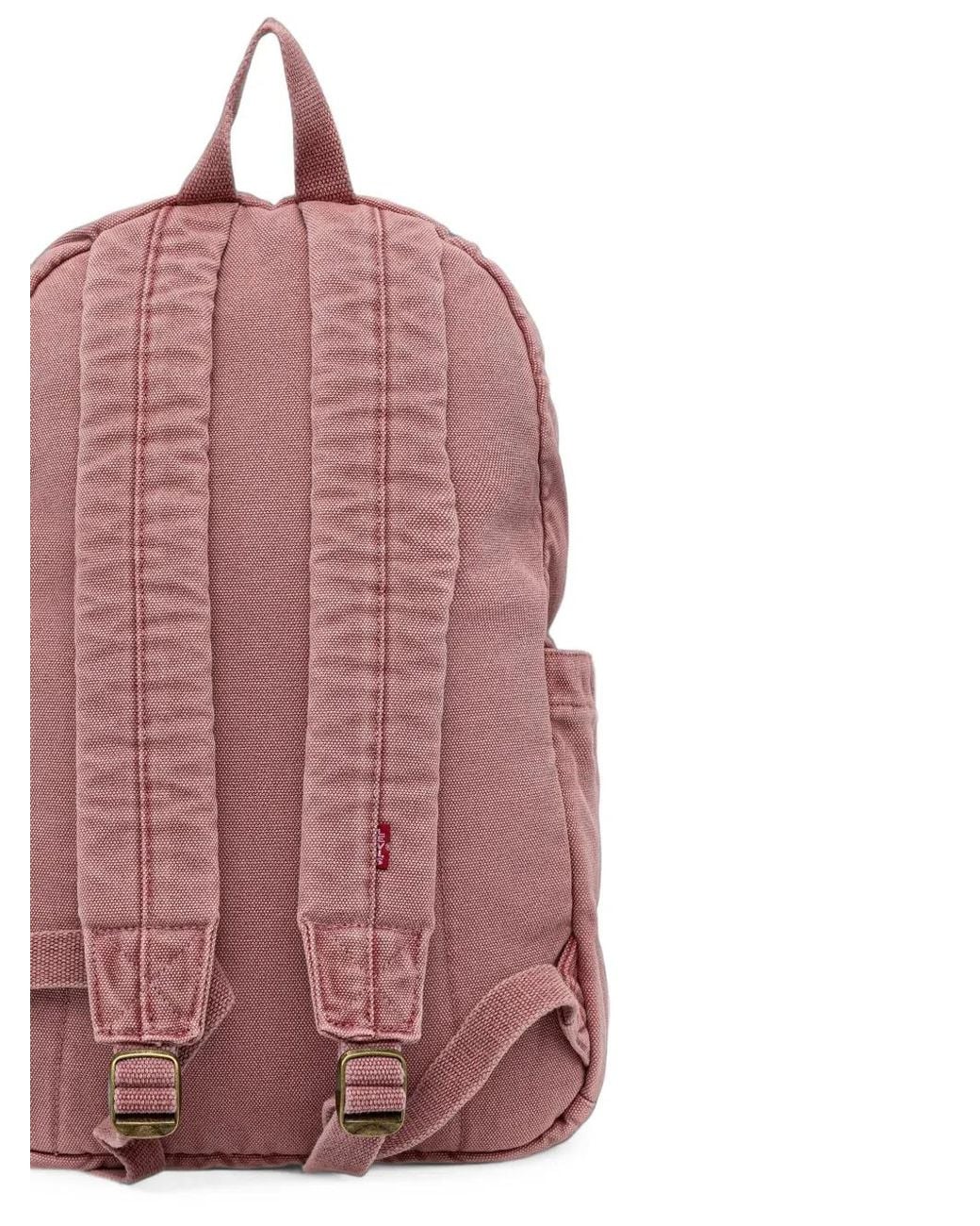 Levi's Pink Remi Logo-Patch Backpack