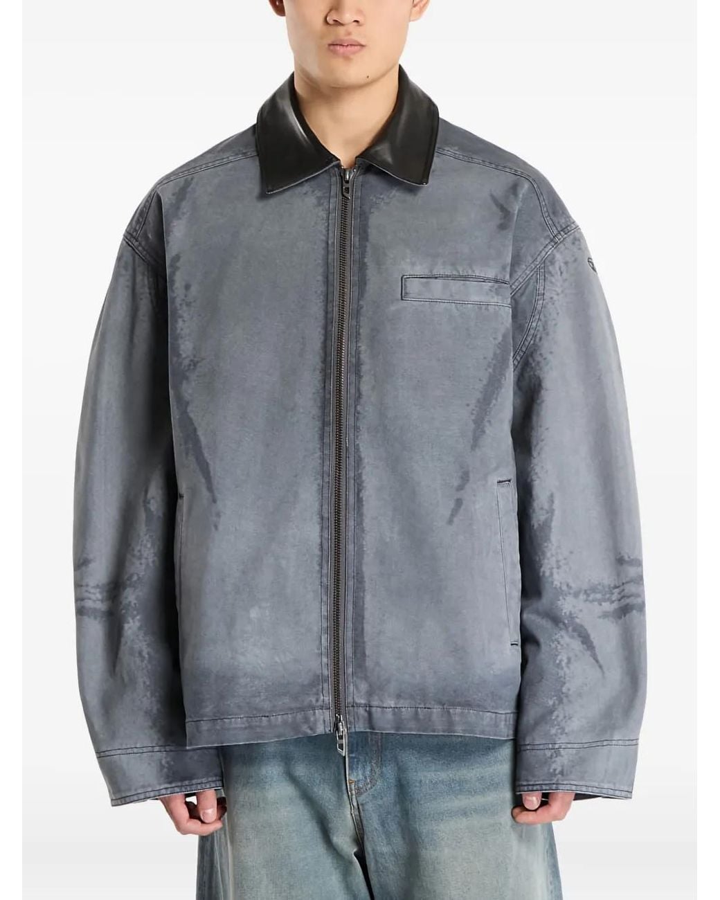 DIESEL Gray J-Livery Jacket for men