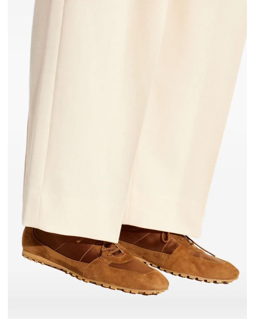 Aeyde Brown Uma Suede Sneakers