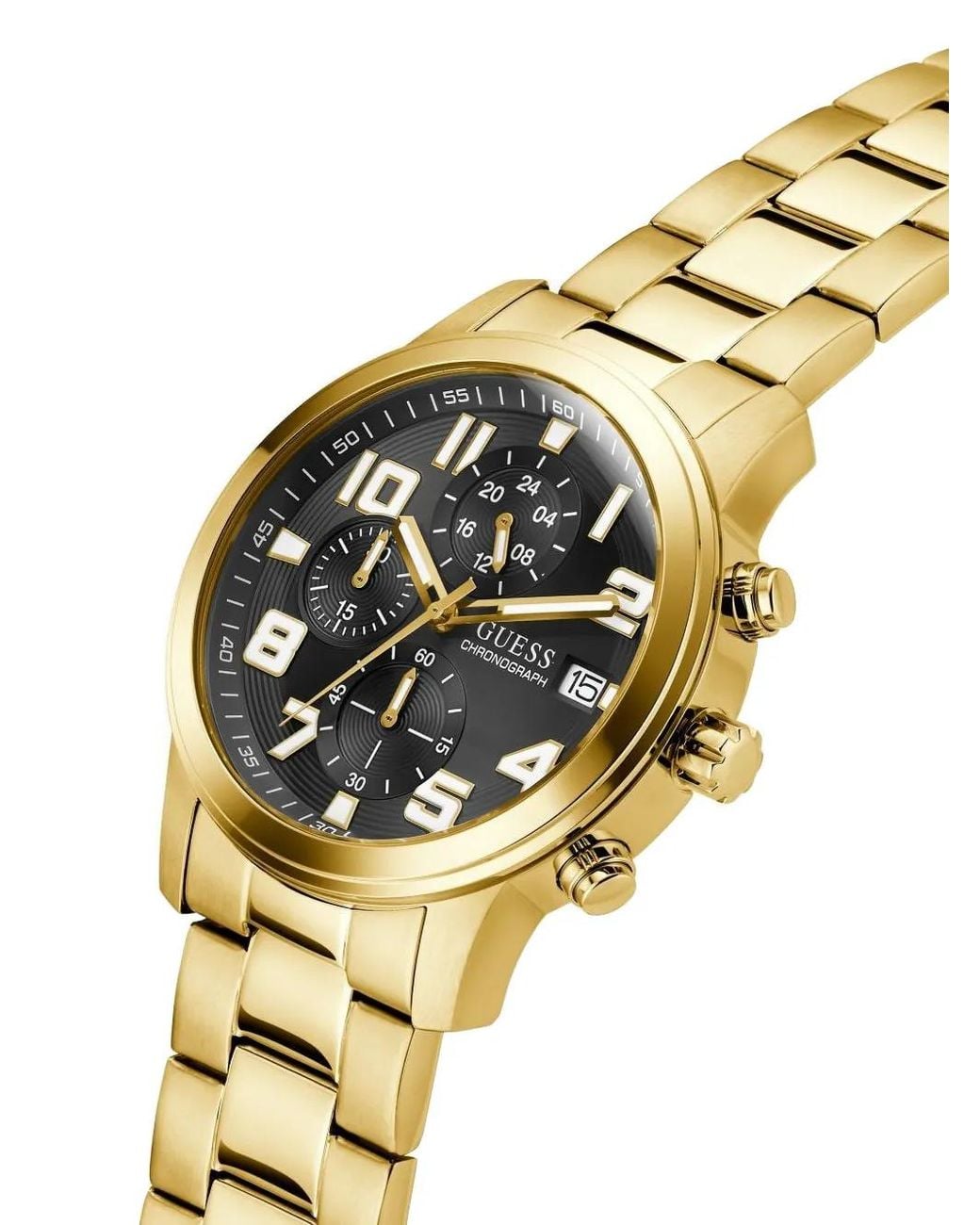 Guess Metallic Atticus Chronograph 44Mm for men