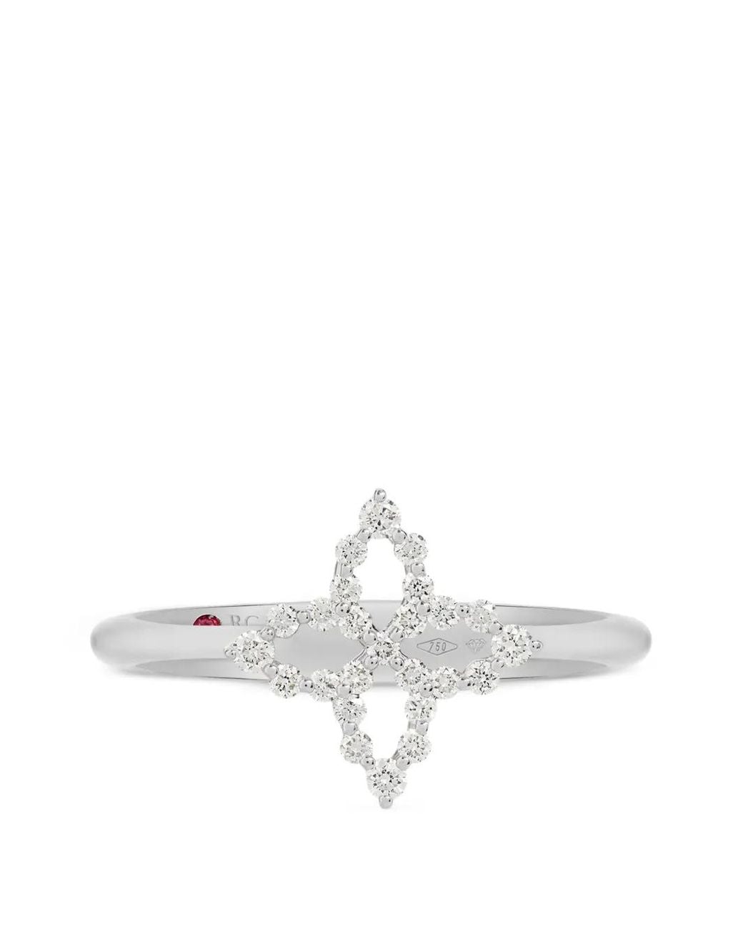 Roberto Coin White Ring Mit Diamanten
