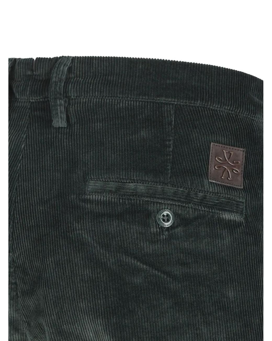 Jacob Cohen Gray Pantalon En Velours Côtelé for men