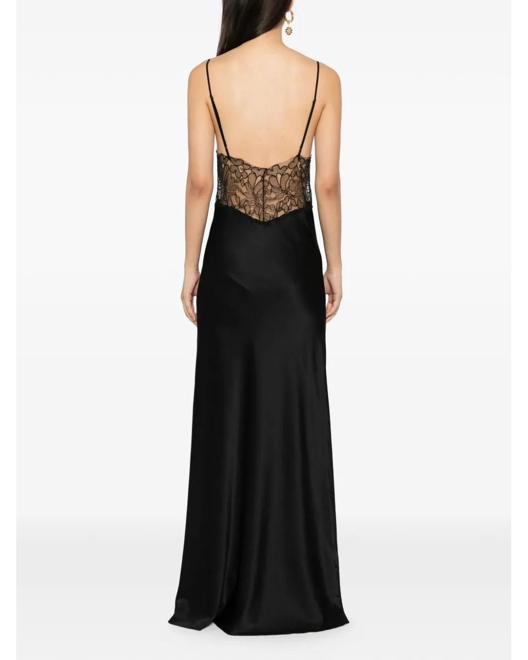 Kiki de Montparnasse Black Amelie Maxi Dress