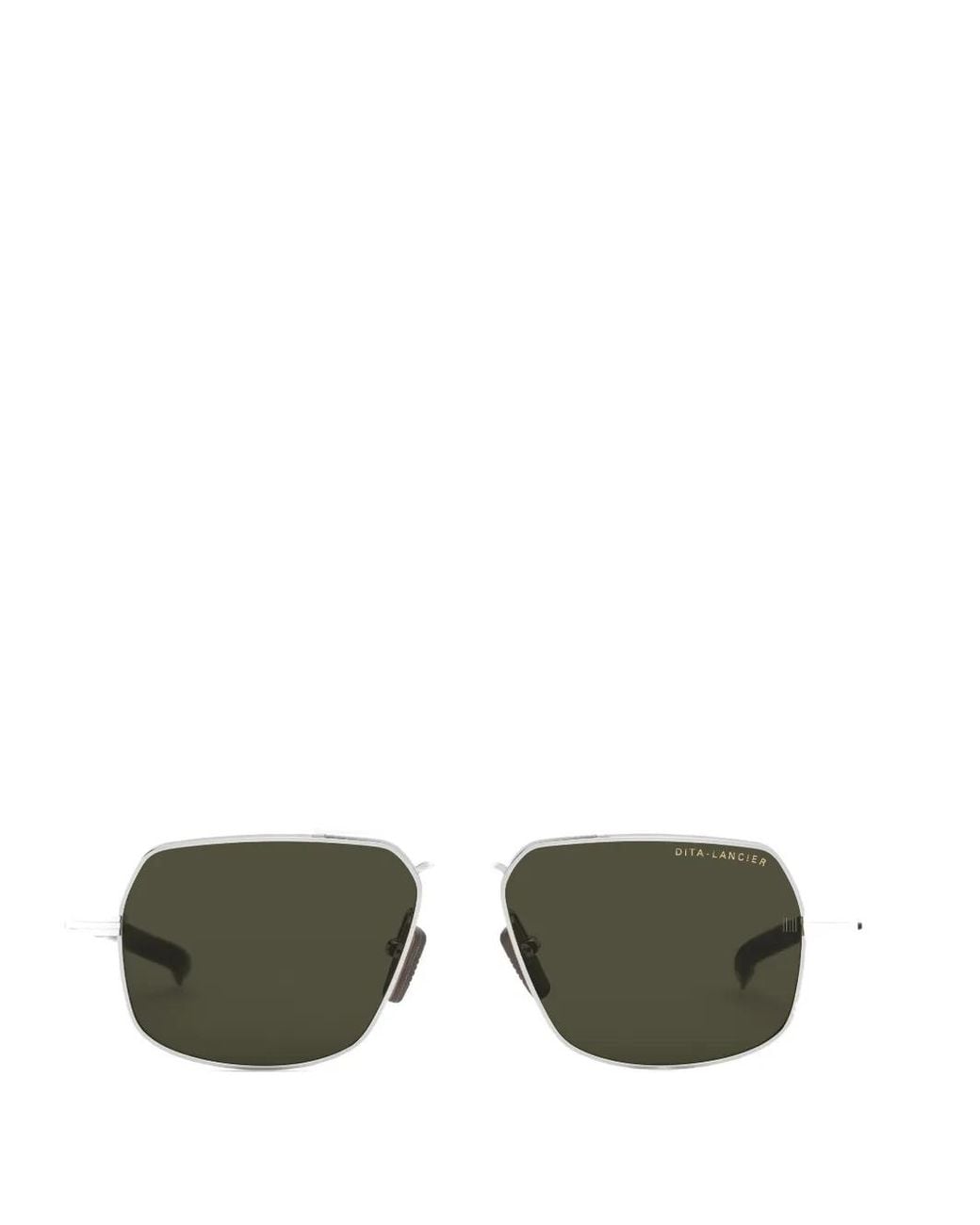 Dita Eyewear Green Lsa-151 Geometric-Frame Sunglasses