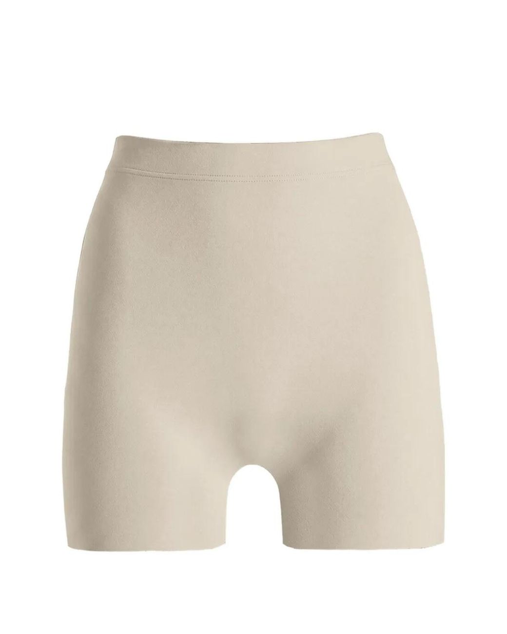 Wolford White Seamless Warp-Knit Shorts