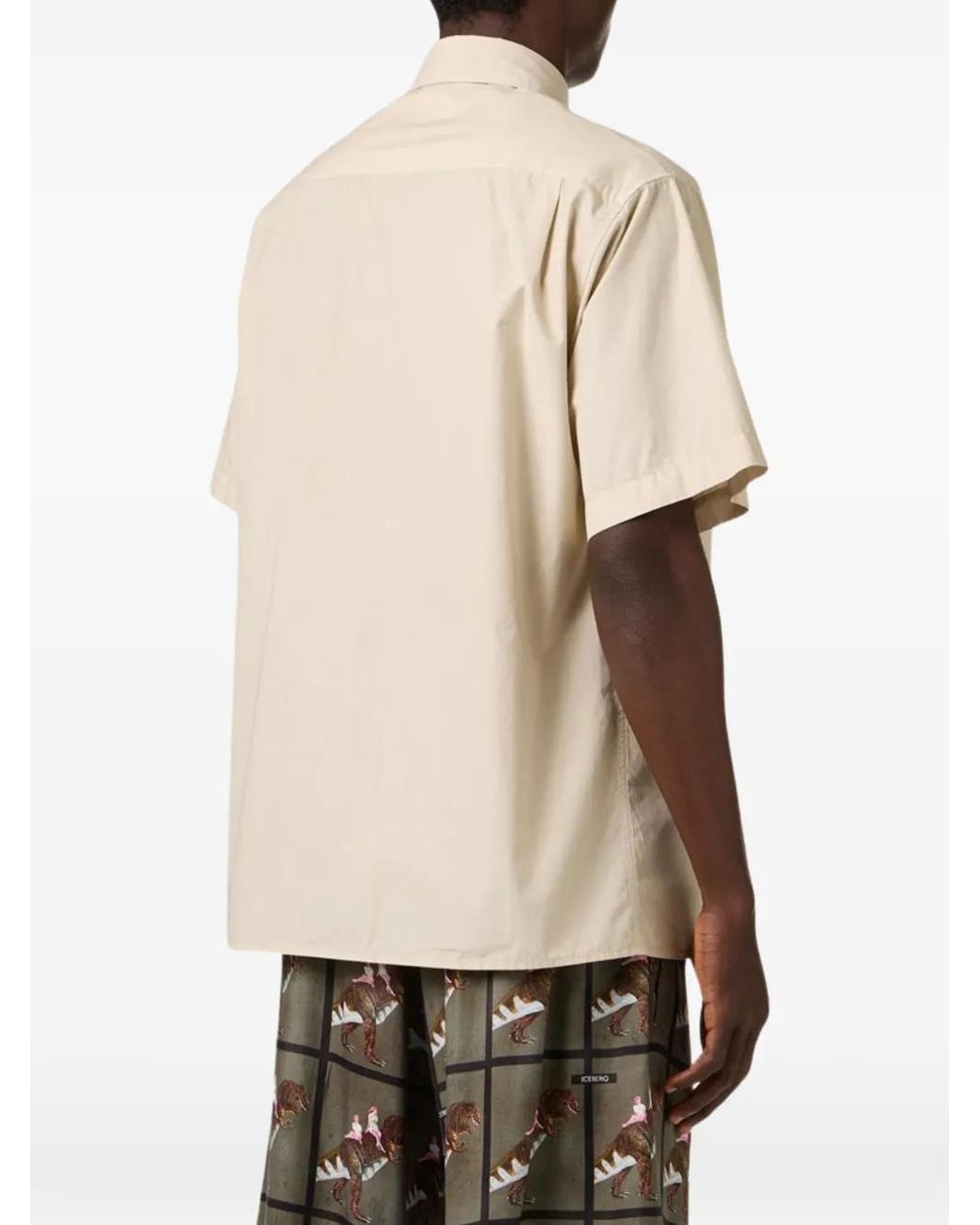 Iceberg Natural Buttoned Shirt for men