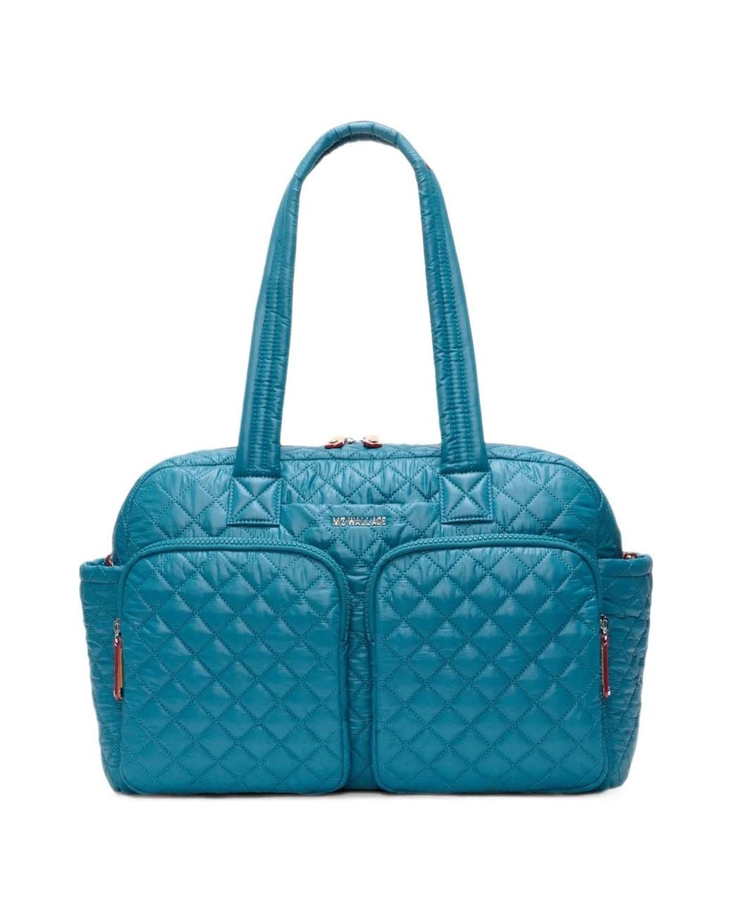 MZ Wallace Blue Nik Ii Quilted Luggage