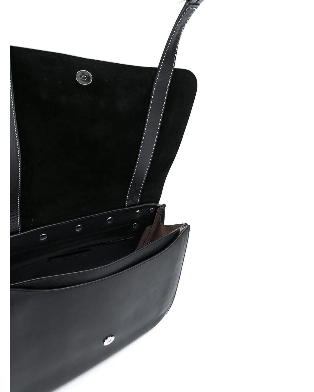 J.W. Anderson Black Large Disc Satchel