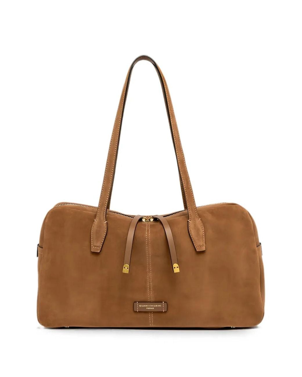 Gianni Chiarini Brown Sac À Main Aryna En Daim