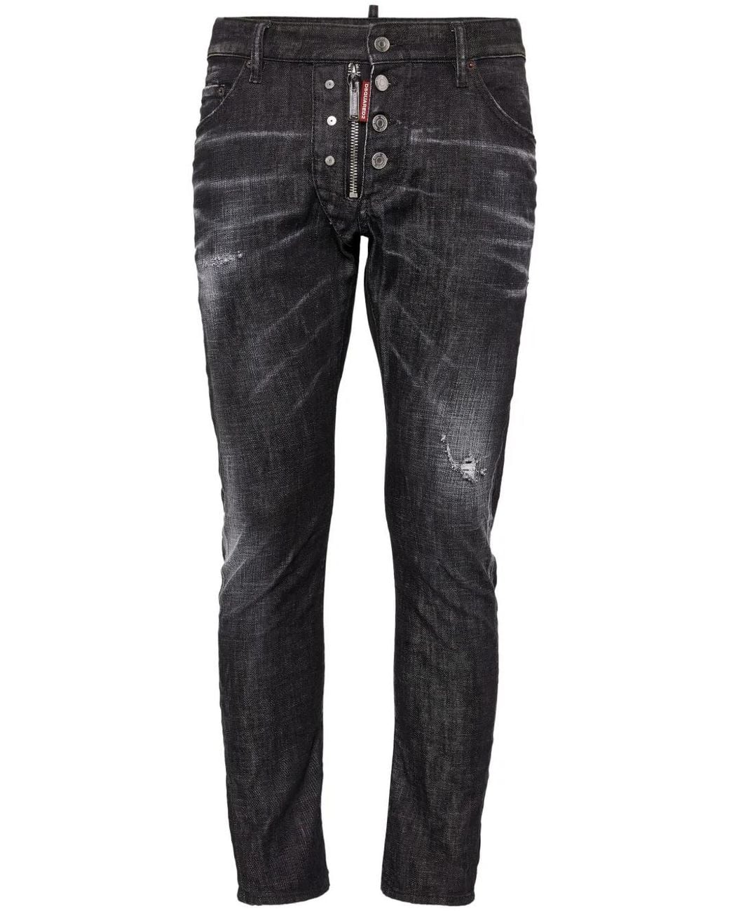 Vaqueros Slim Con Efecto Envejecido DSquared² de hombre de color Gray