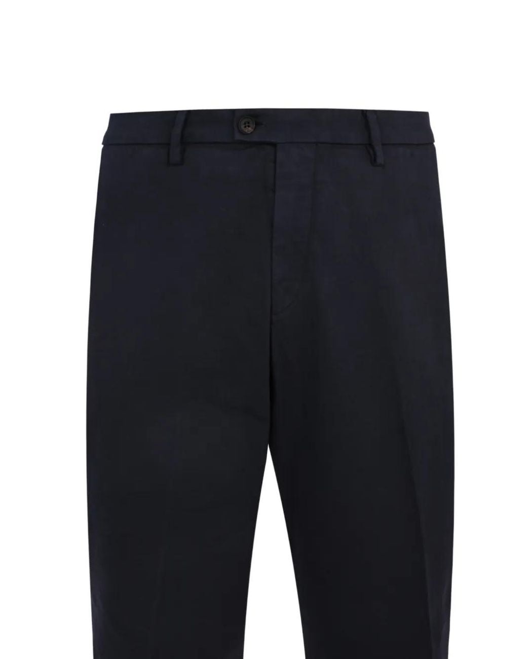 Corneliani Blue Dyed Washed Trousers for men