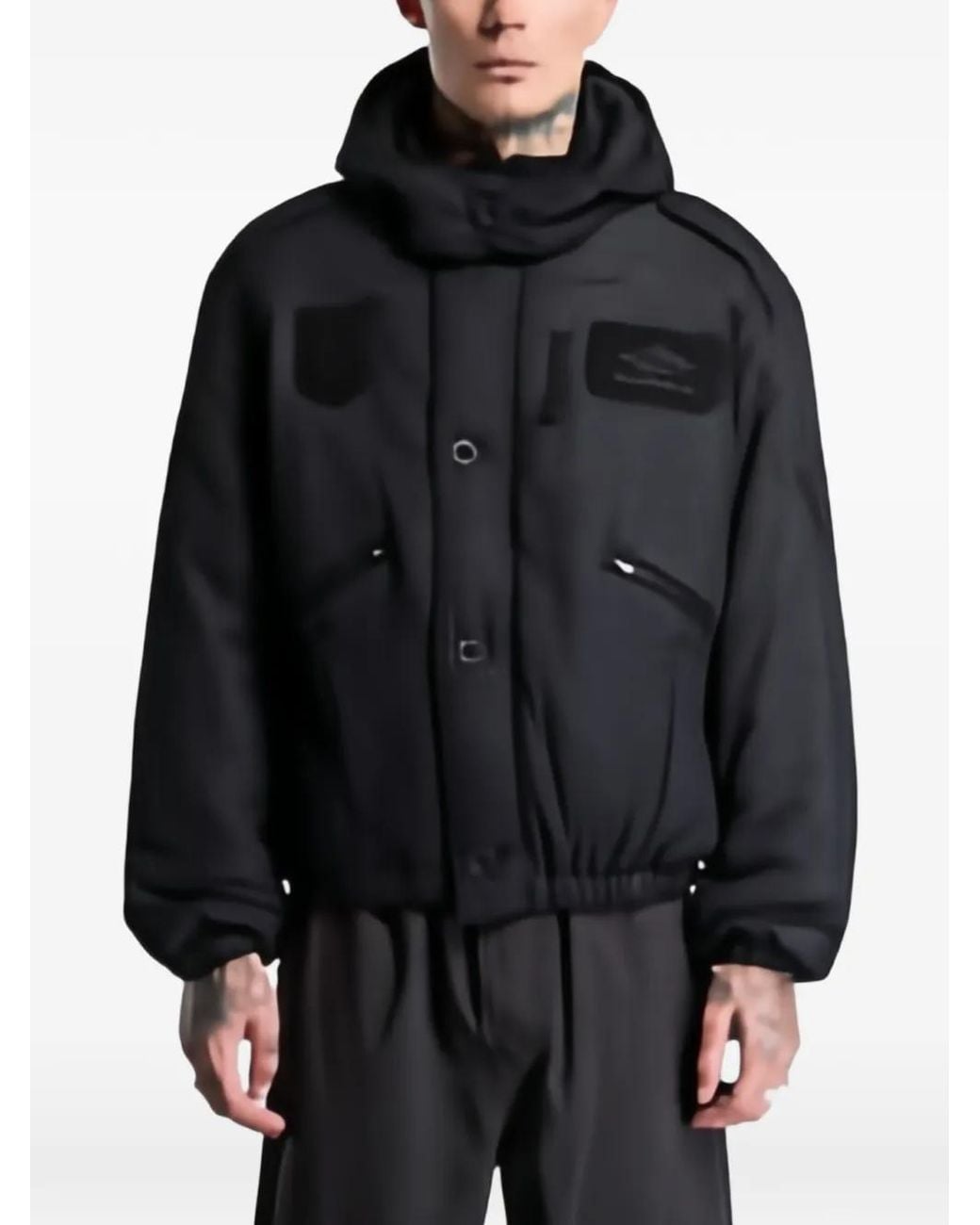 Umbro Black Flight Jhooded Jacket for men