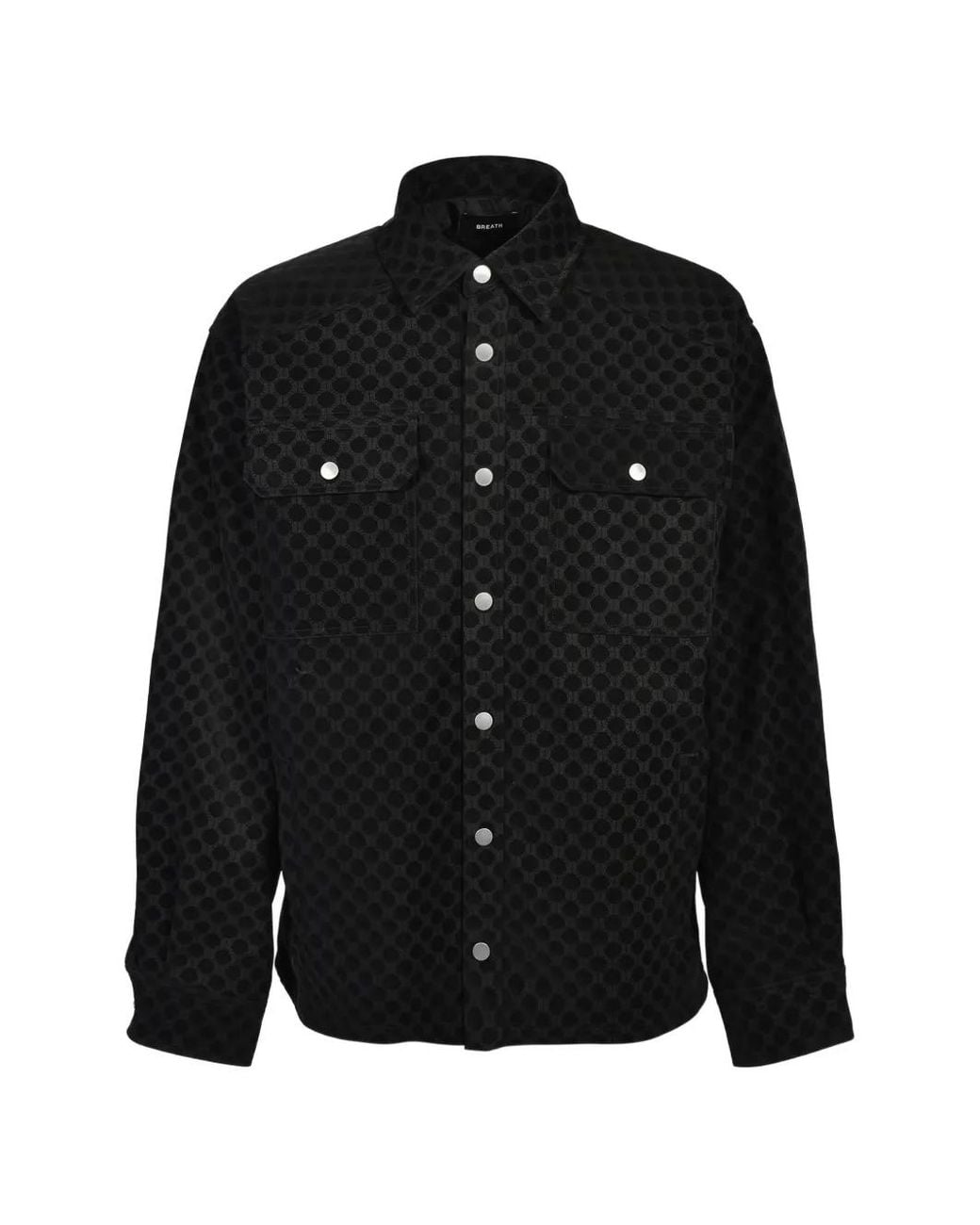 BREATH Black Long-Sleeve Shirt for men