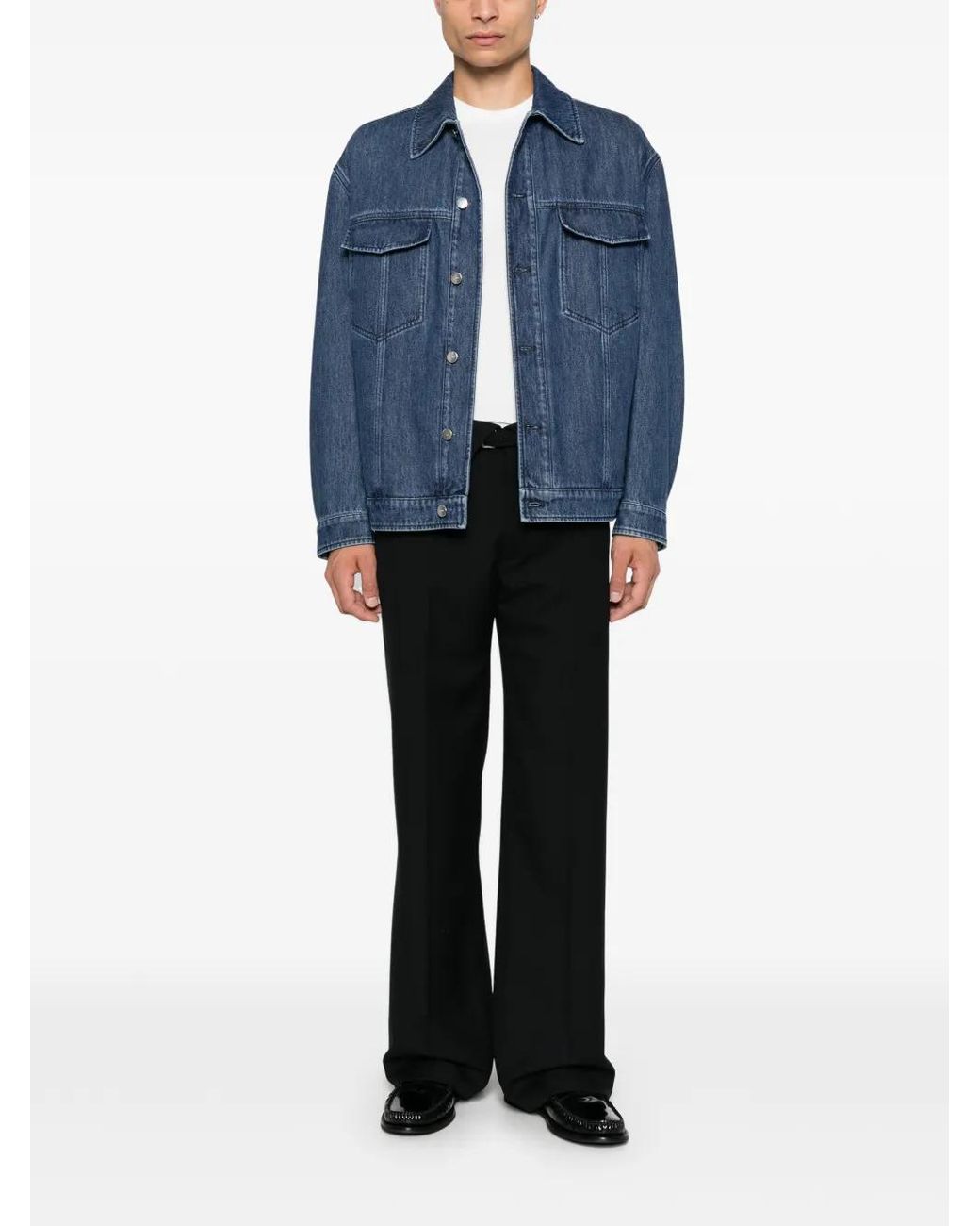 Fendi Blue Veste Jeans for men