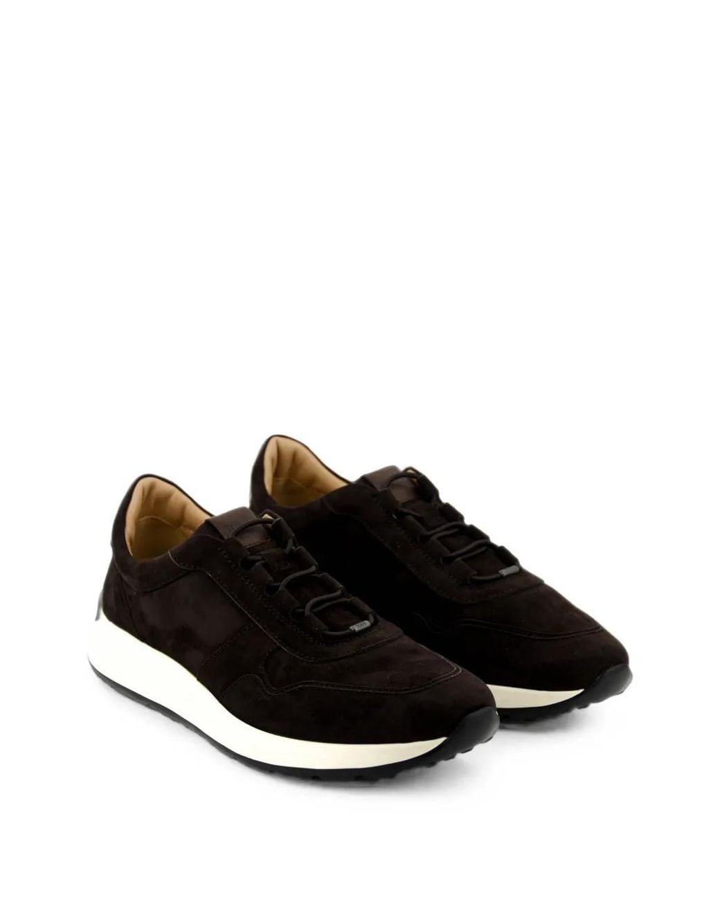 Tod's White Pashmy Suede Sneakers for men