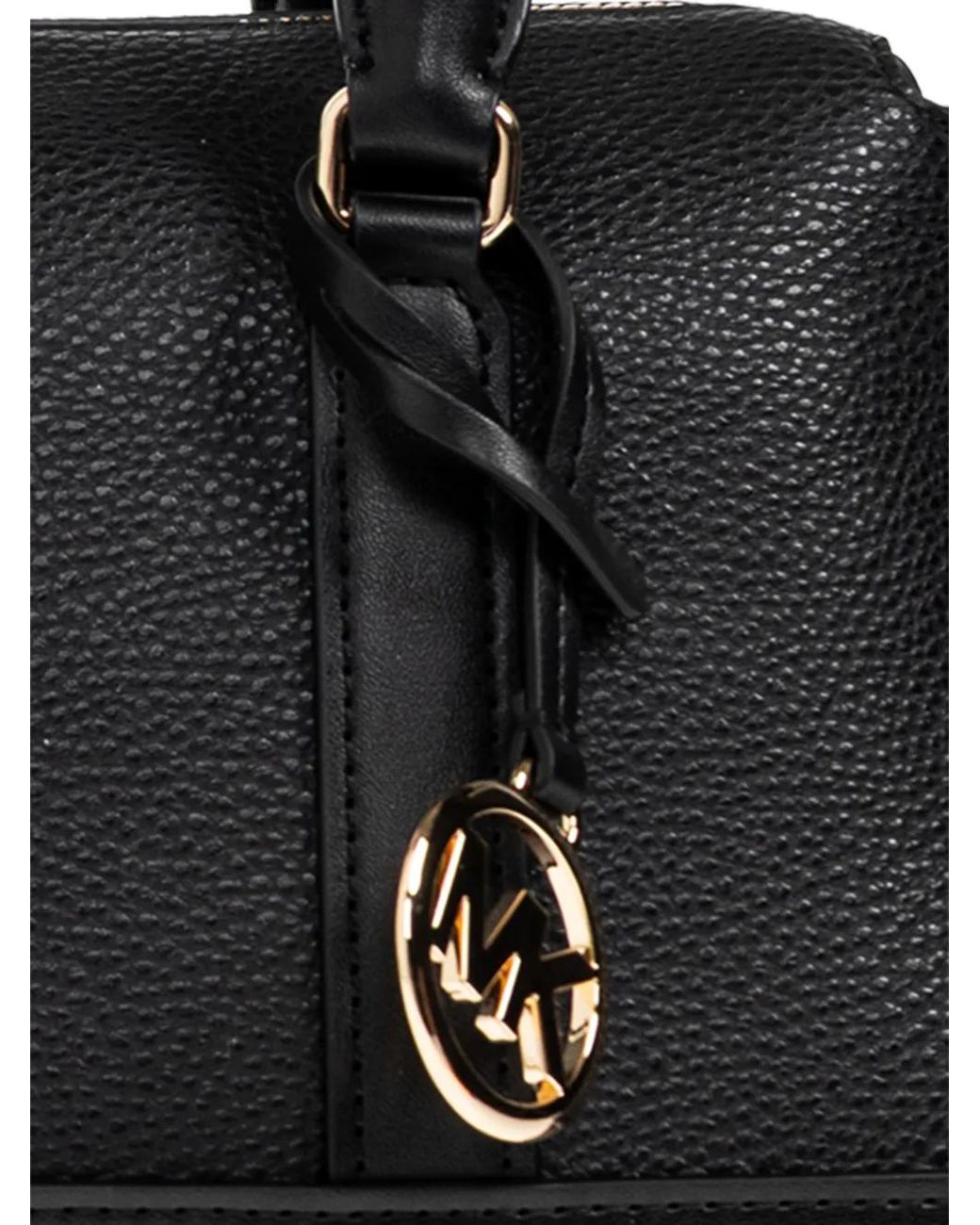 MICHAEL Michael Kors Black Medium Andie Logo-Charm Tote Bag