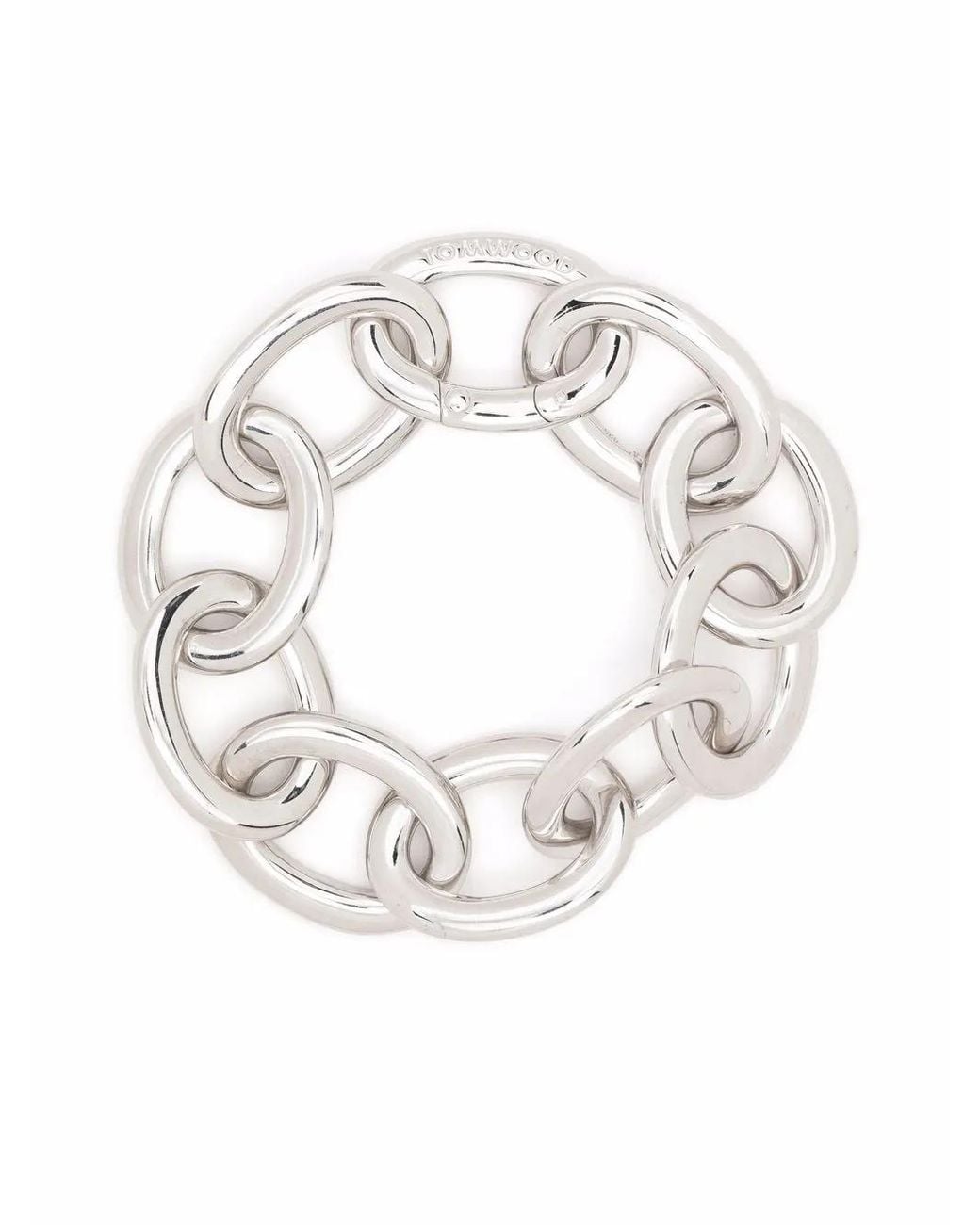 Tom Wood White Chunky Link Sterling Bracelet
