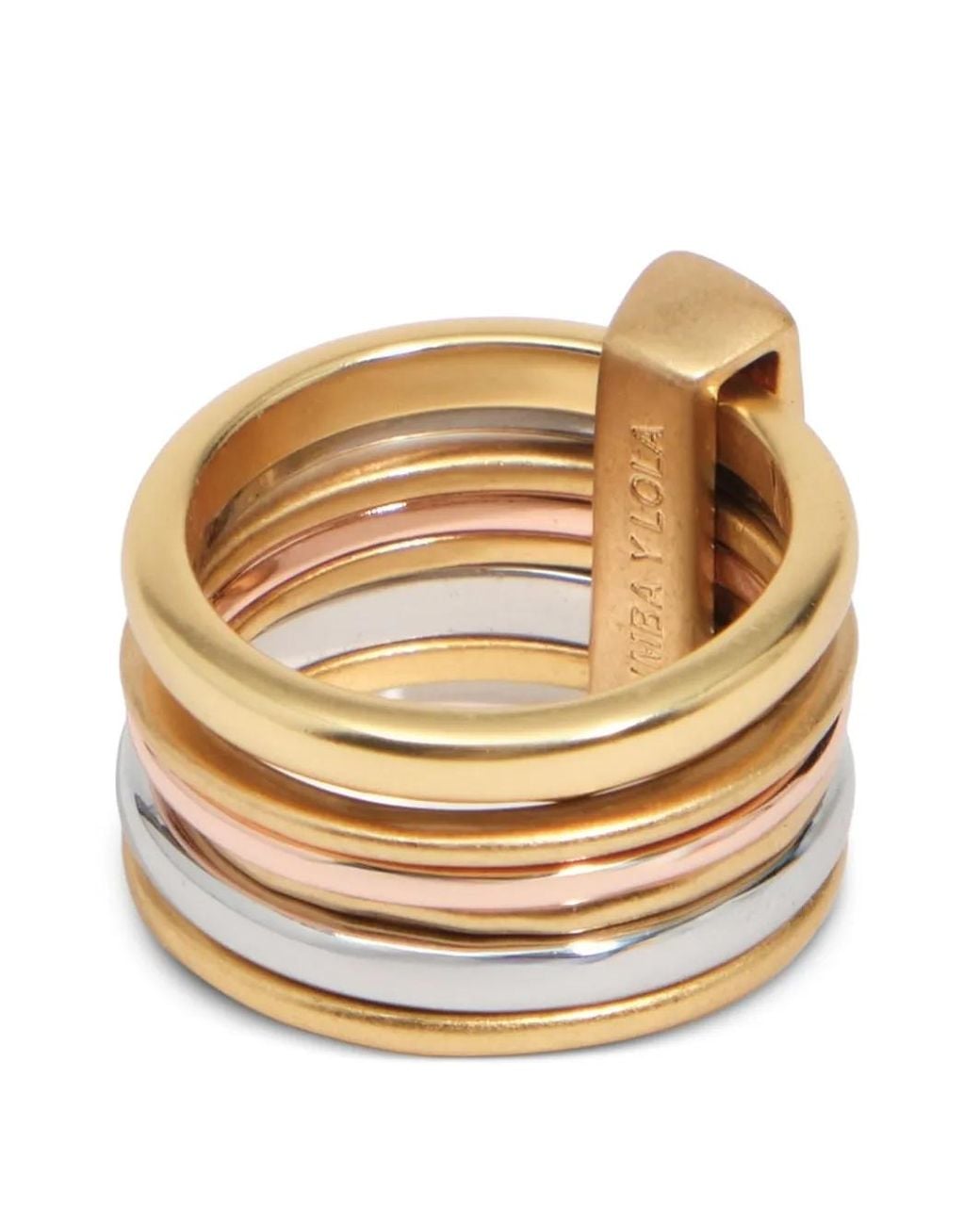 Bimba Y Lola Natural Aged Multi-Tone Banded Ring