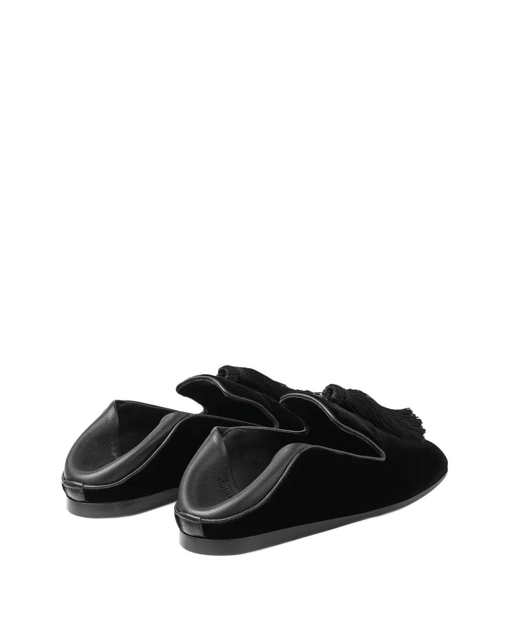 Jimmy Choo Black Eliot Slippers