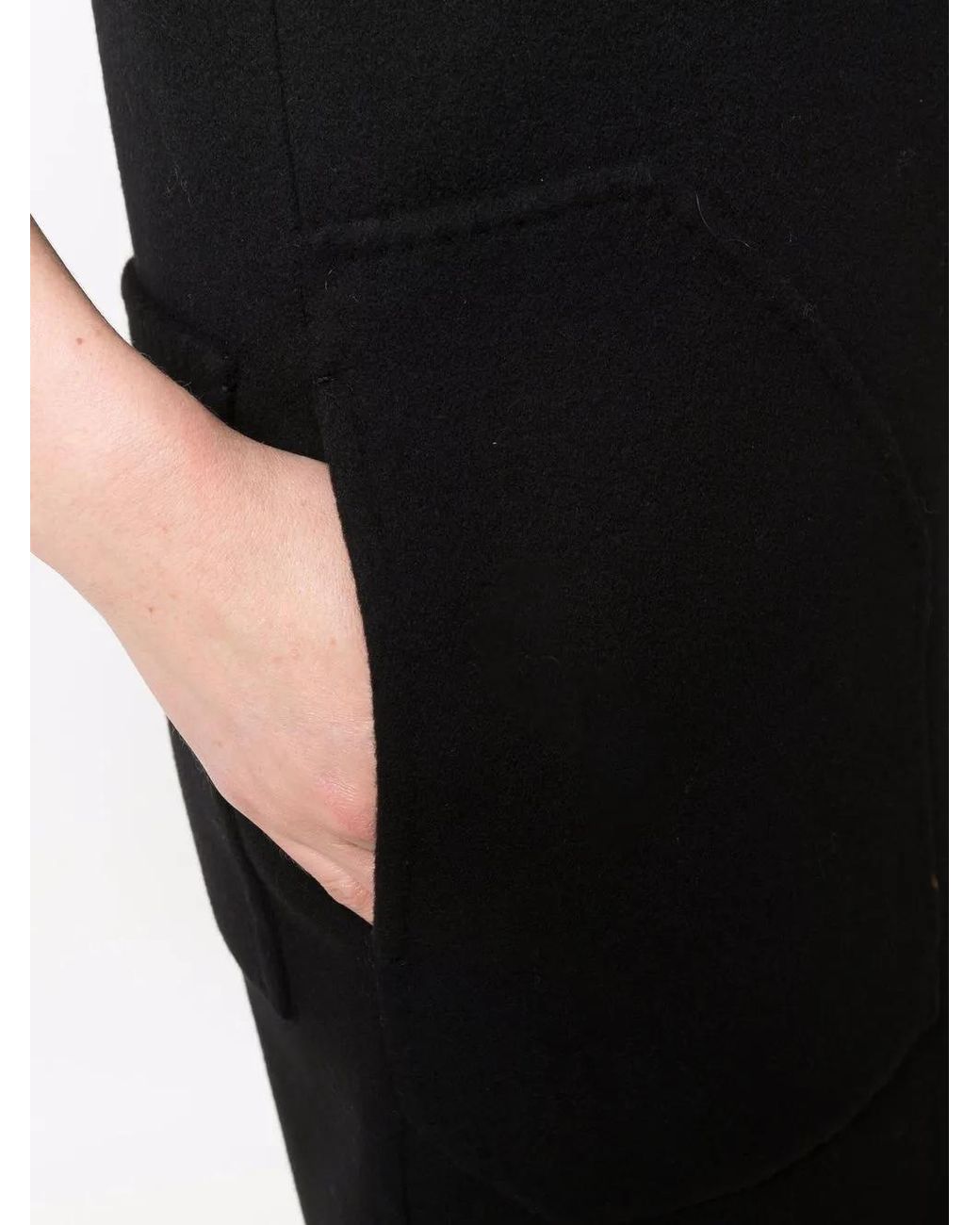 Max Mara Black Sleeveless Knitted Mini Dress