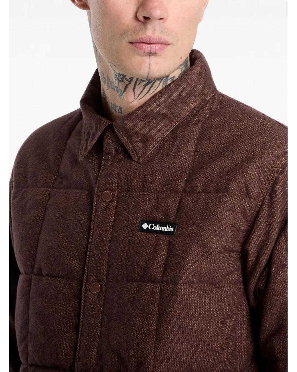 Columbia Brown Landroamer Ii Quilted Shirt Jacket for men