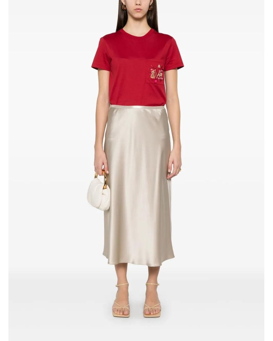 Max Mara Red Nunzio Top