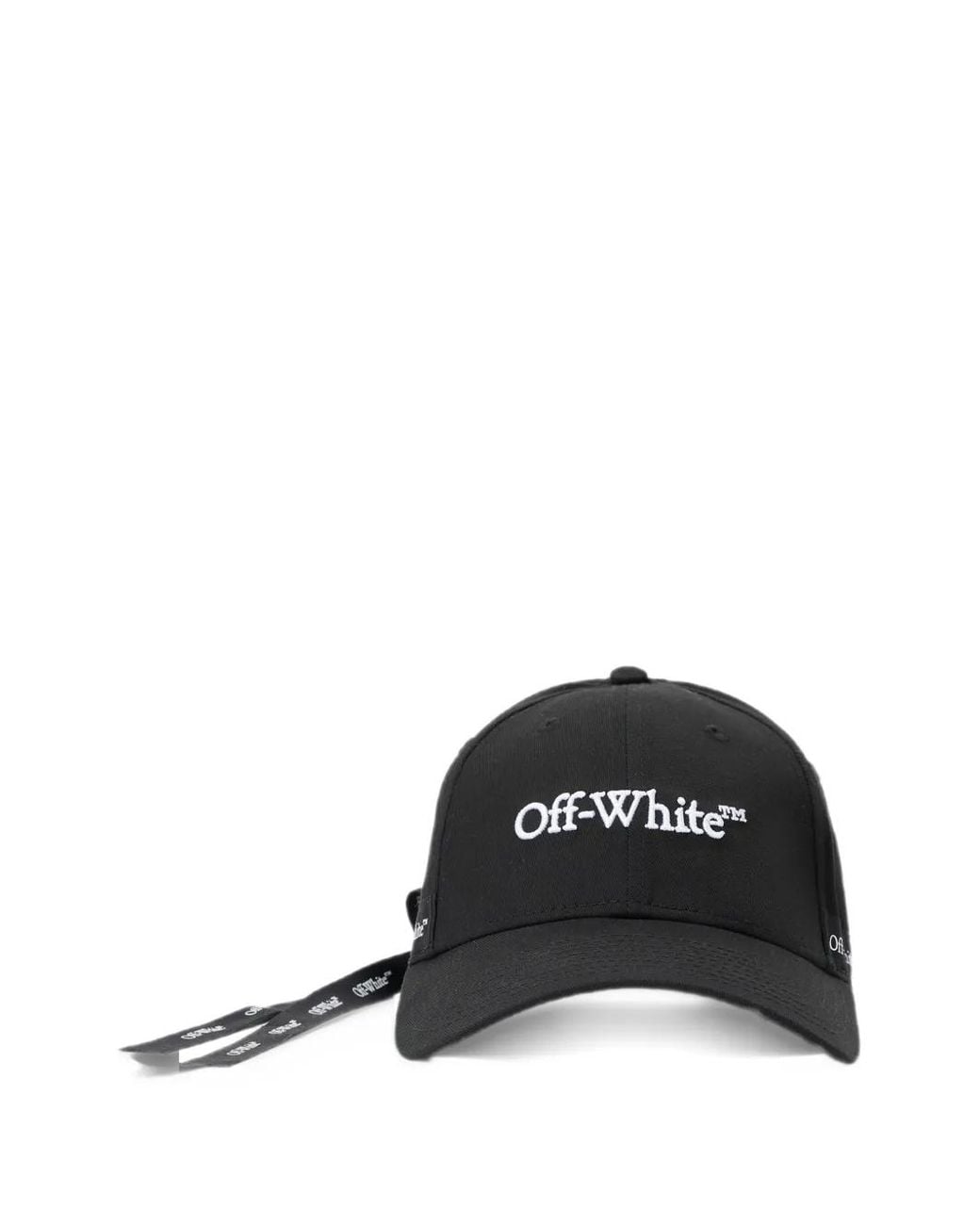 Off-White c/o Virgil Abloh Black Bookish Tie-Back Cap