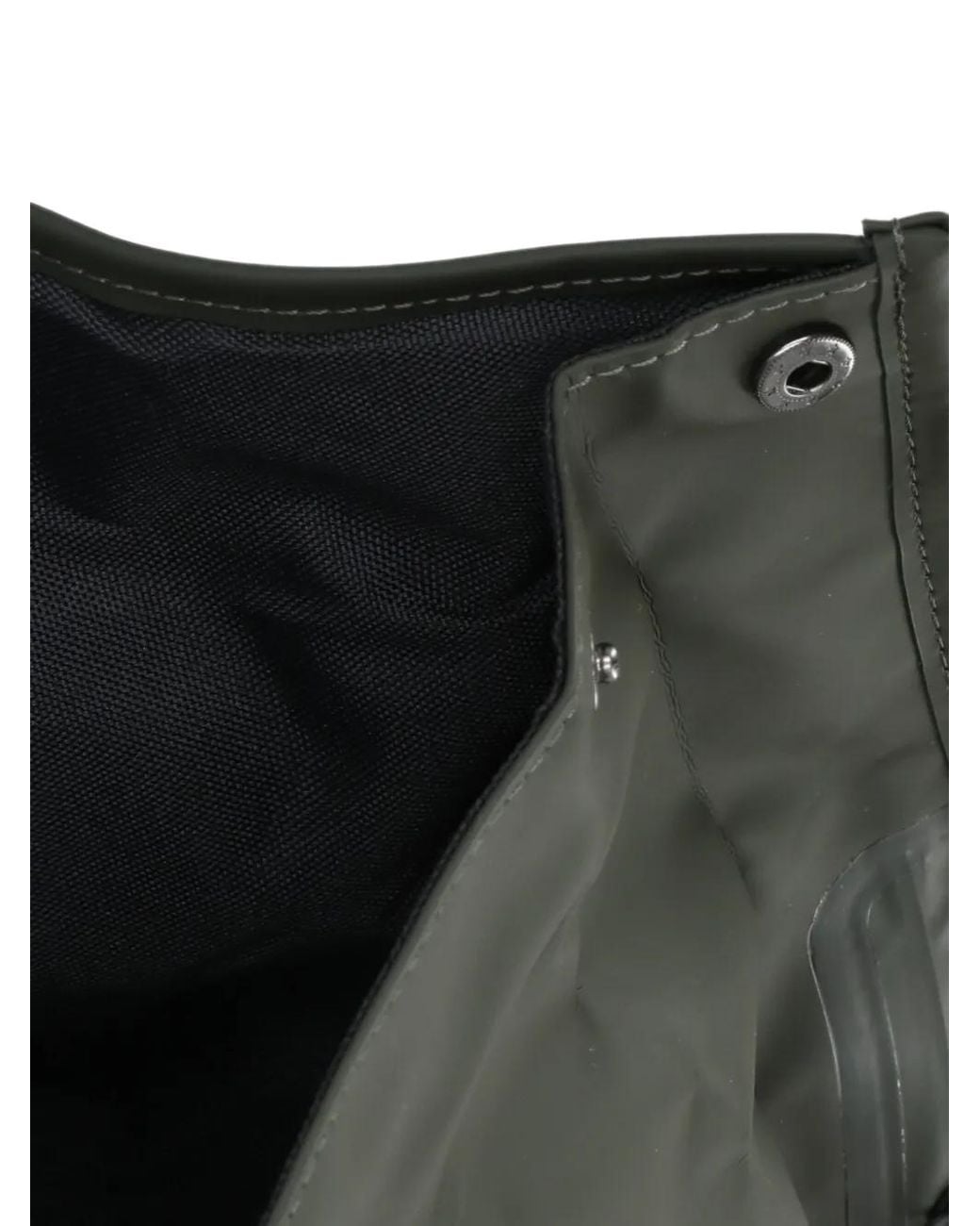 Rains Green Rolltop Backpack for men