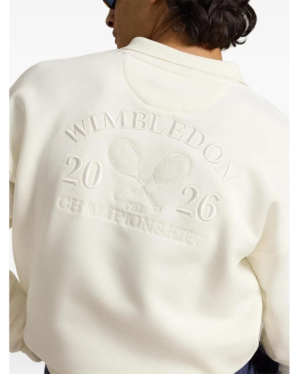 Polo Ralph Lauren White Knit Sweatshirt for men