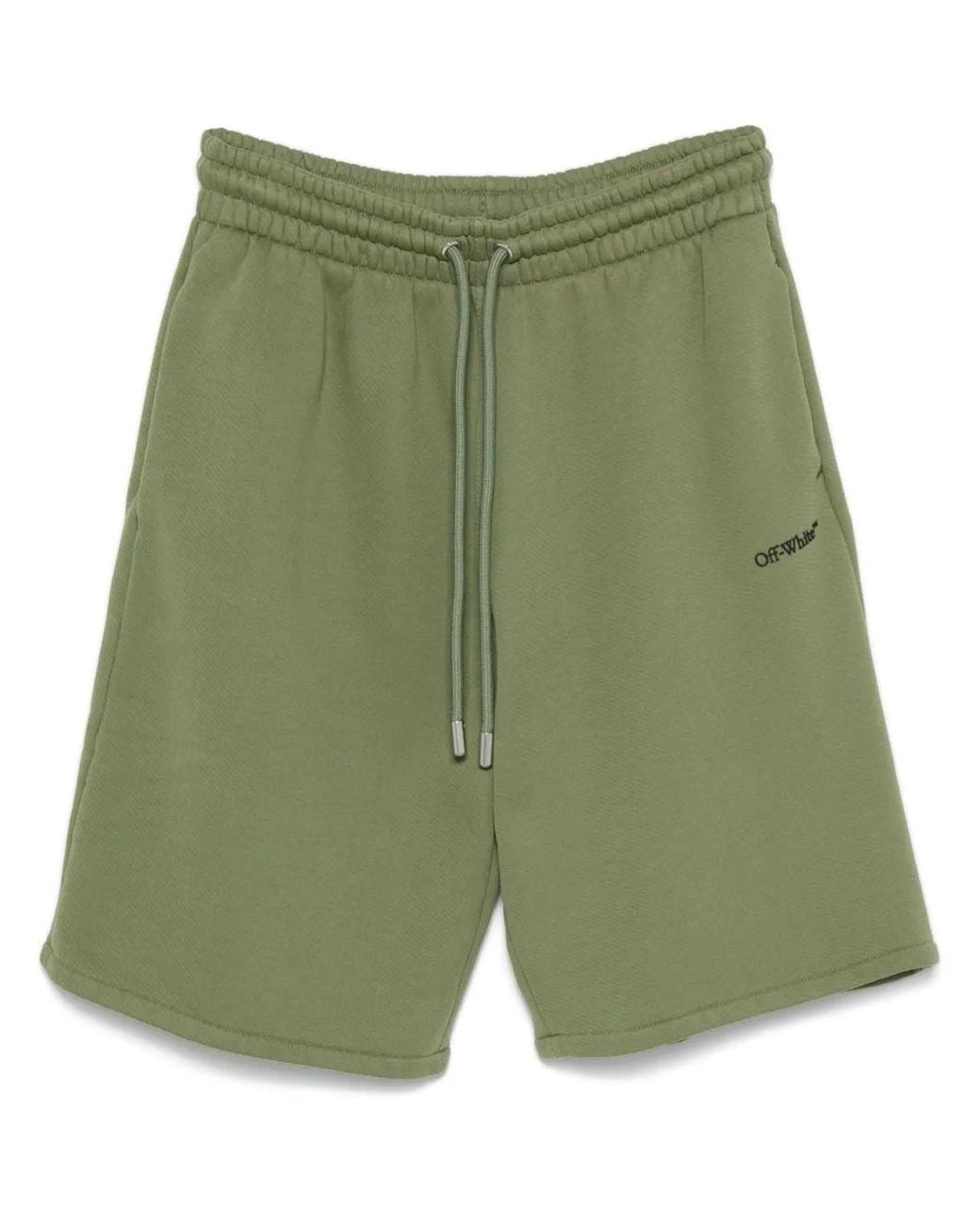 Off-White c/o Virgil Abloh Green Arrows-Motif Shorts for men
