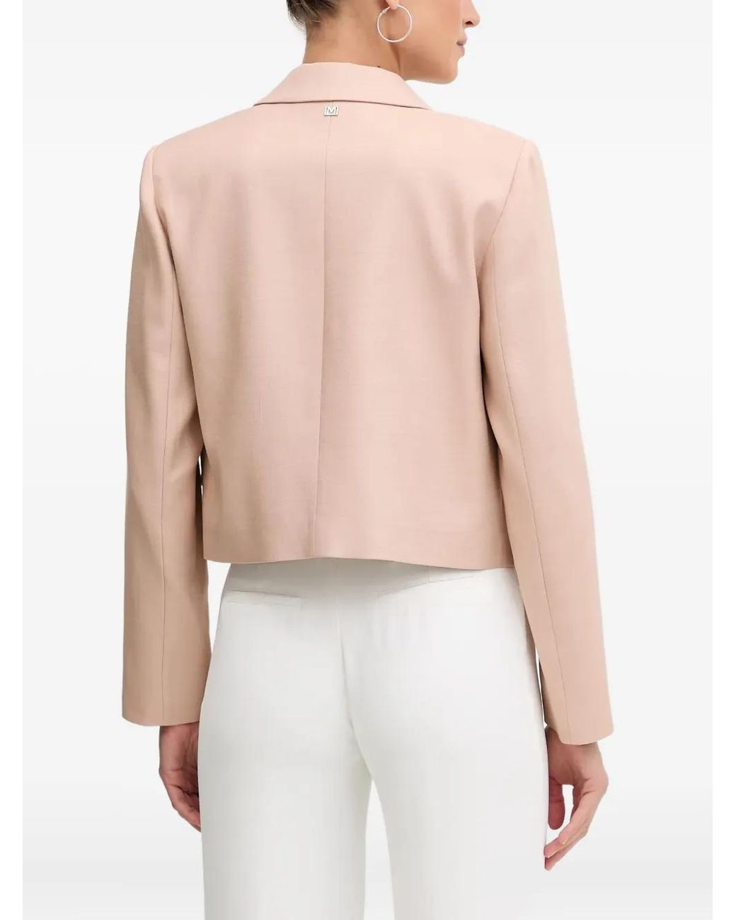 MARCIANO BY GUESS Natural Buttoned-Pocketed Jacket