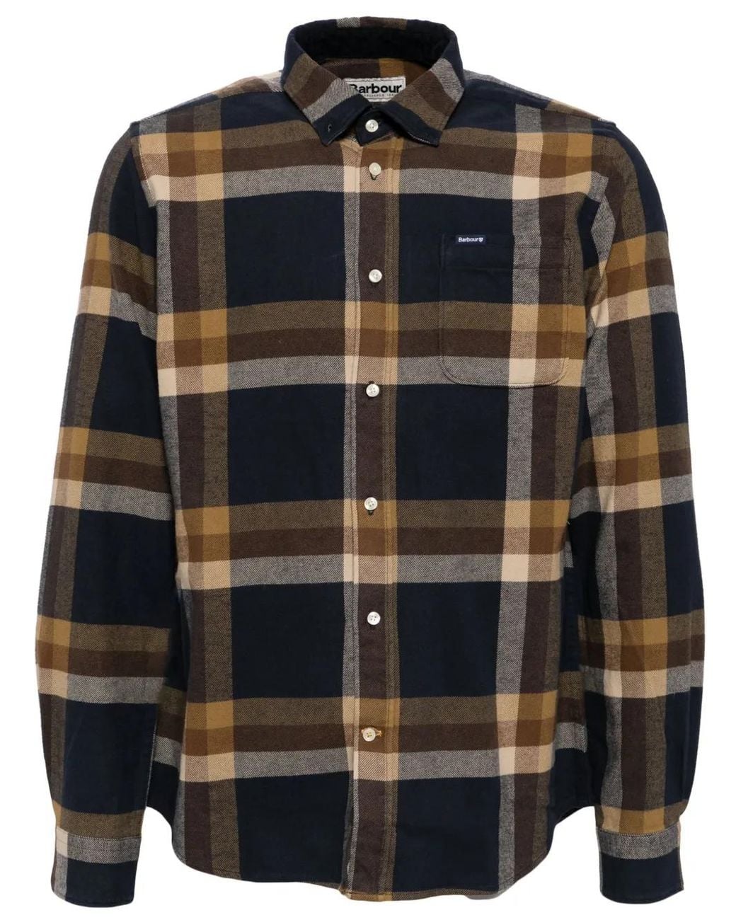 Barbour Black Check Pattern Shirt for men