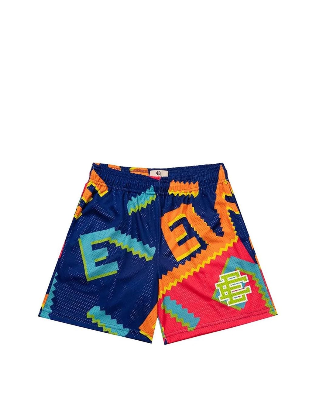 Eric Emanuel Blue Ee Basic Graphic-Print Shorts for men