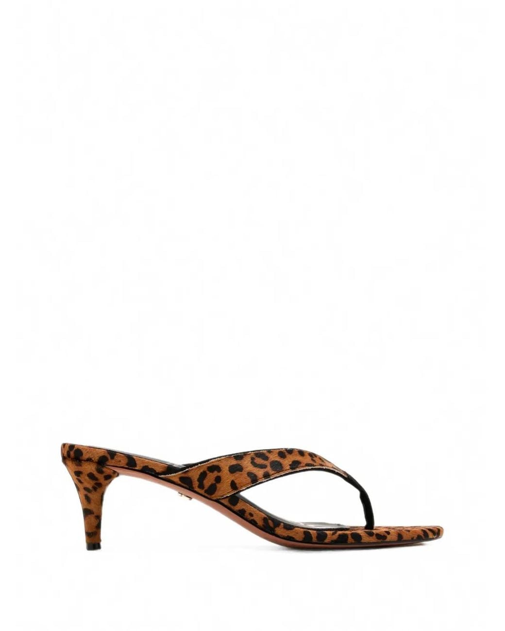 Sam Edelman Brown Amie Animal-Print Sandals