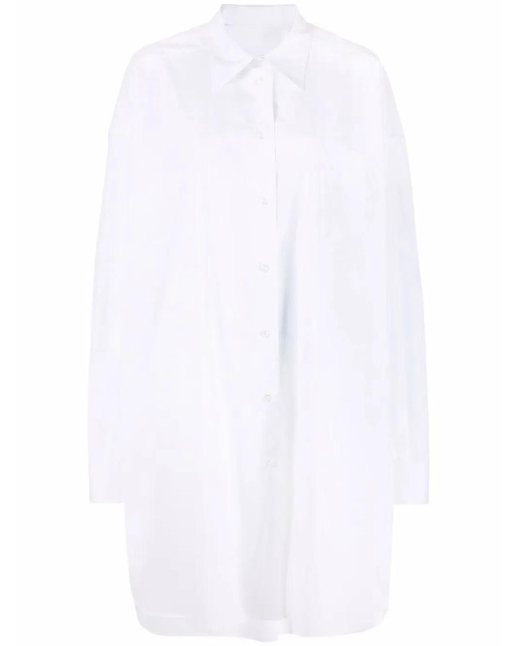 Maison Margiela White Oversized Cotton Shirt