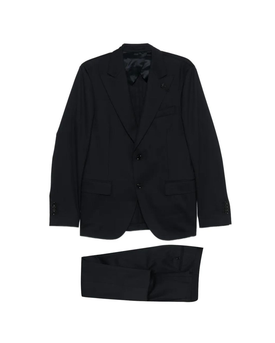 Lardini Buttoned Suit in Black for Men | Lyst