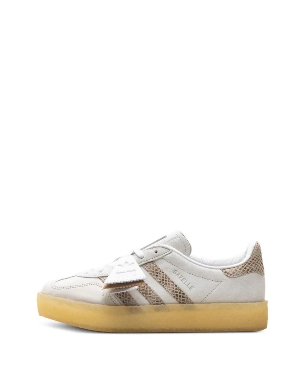 Adidas White Ronnie Fieg X Clarks X 8Th Street Gazelle Indoor Sneakers for men