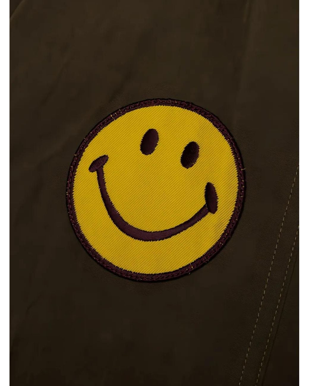 Needles Brown Shooting Patch-Detail Waxed-Cloth Jacket for men