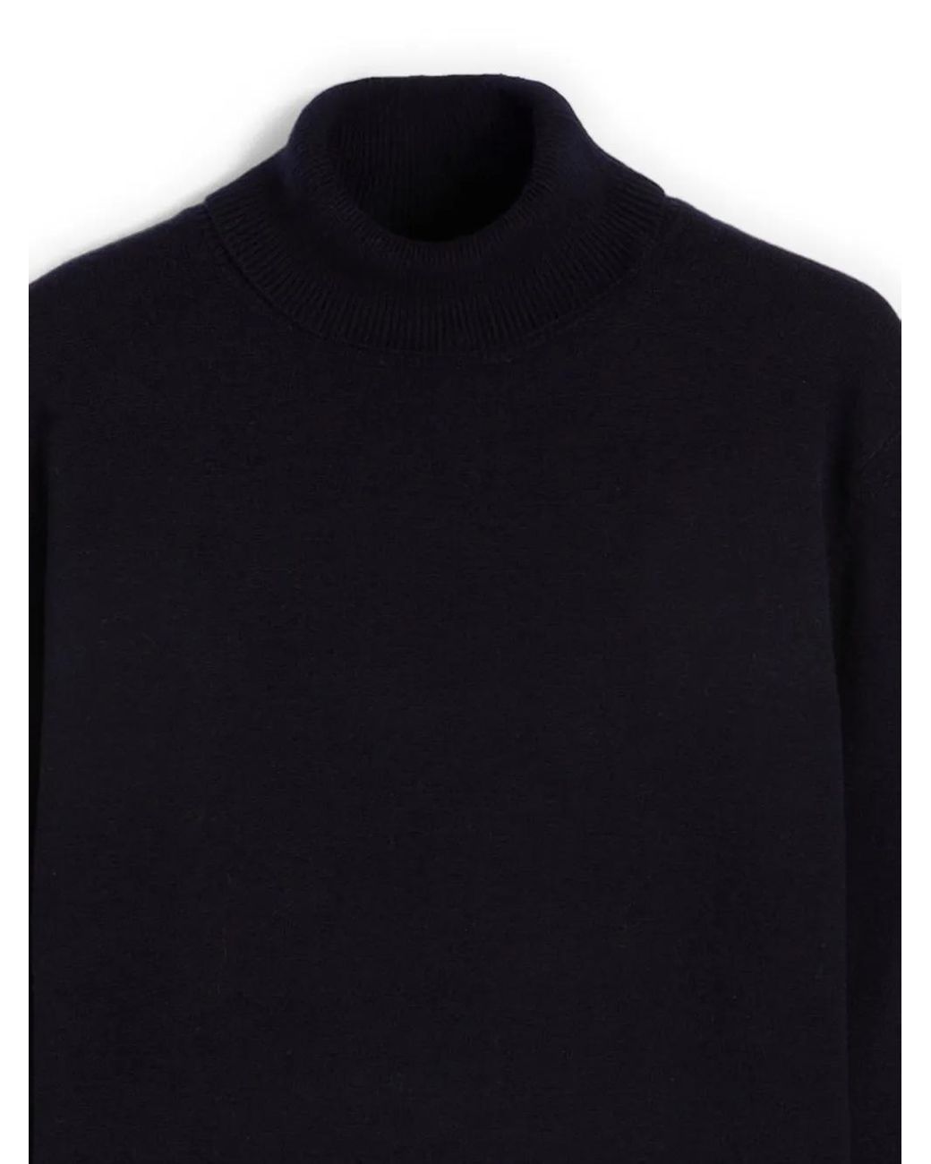 Aspesi Blue Roll-Neck Sweater for men