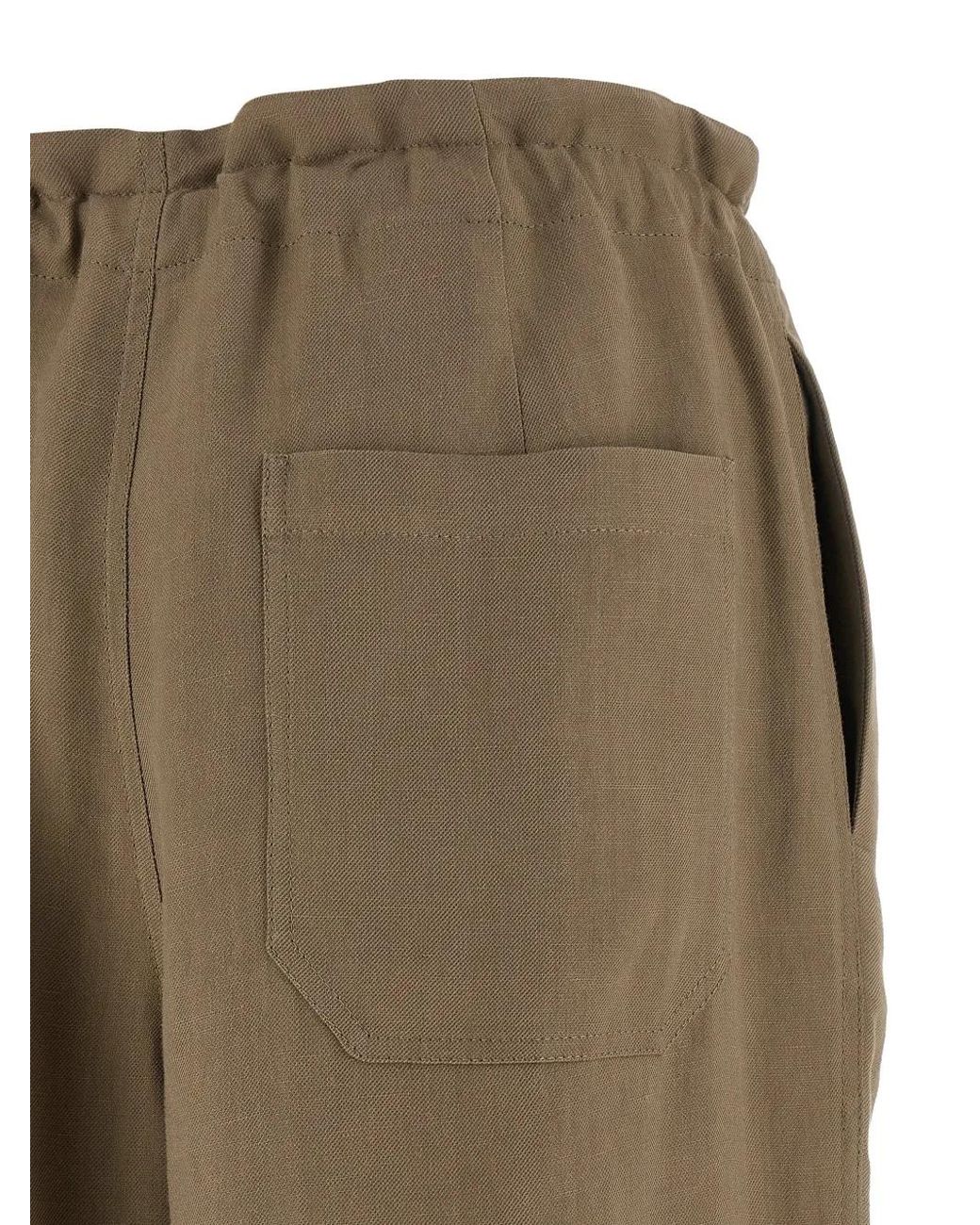 Brunello Cucinelli Natural Cappuccino Jersey Pant