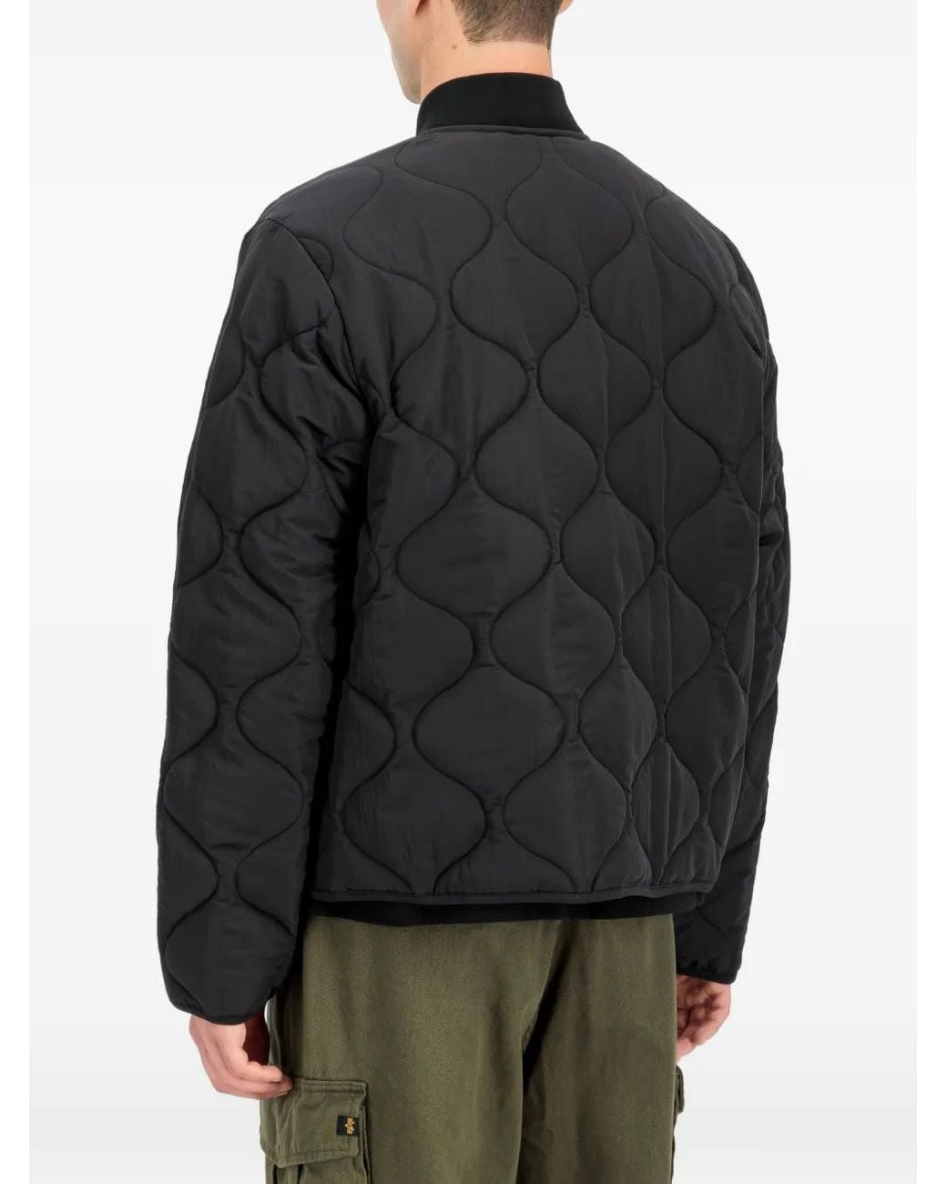 Alpha Industries Black Cwu-9/P Quilted Jacket