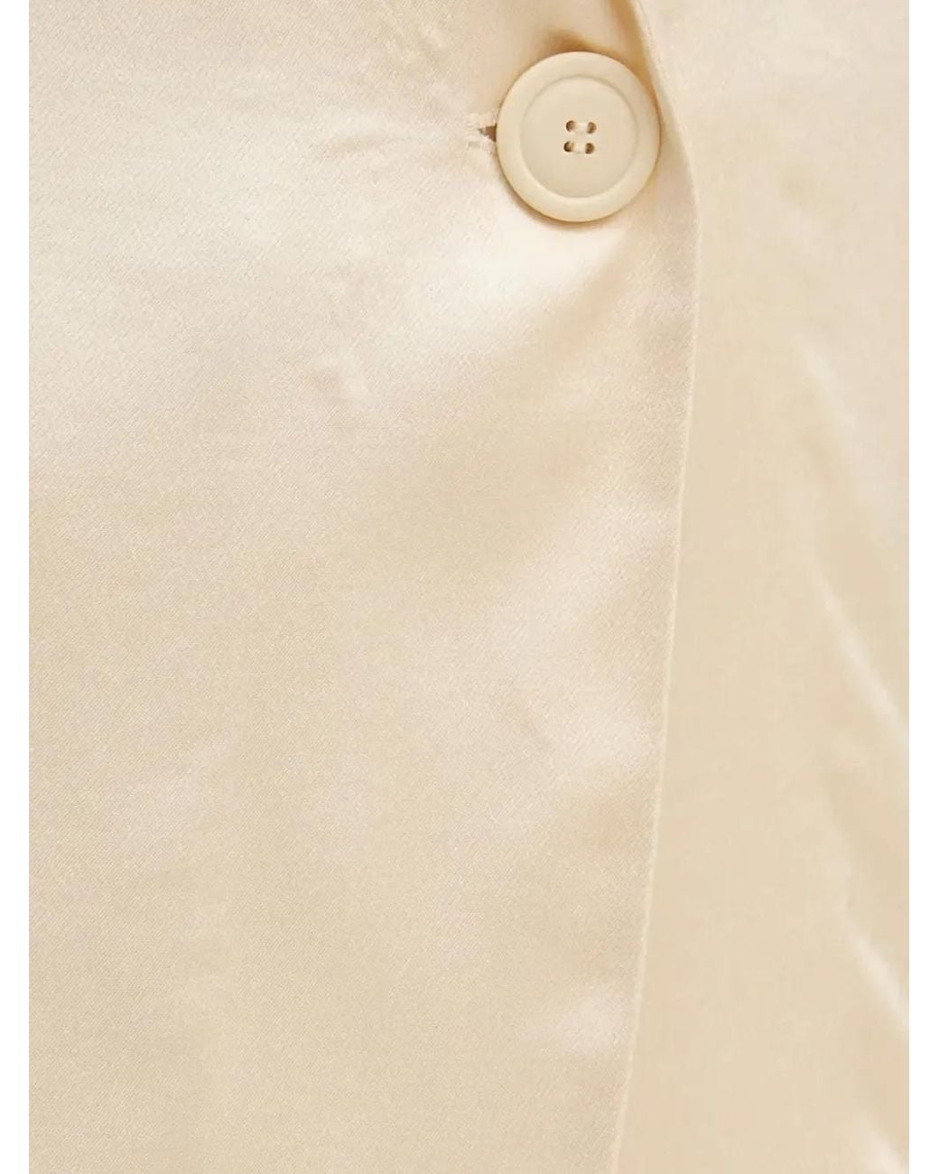 Benetton Natural Lapel Collar Blazer